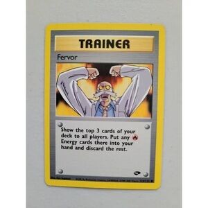 Pokemon Trainer Card with Yellow Border